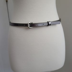 Dark Silver Adjustable Belt by New York & Co
